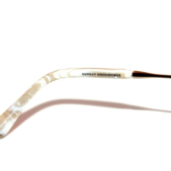 Sunday Somewhere Vito Capped Square Sunglasses Brown Lenses - Picture 3 of 14